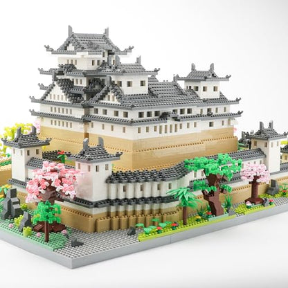 JXRLMB Big Micro Building Blocks Sets for Adults 10080 PCS Japan Himeji Castle Collectible Ornaments Model Kit for Teens Ages of 14+