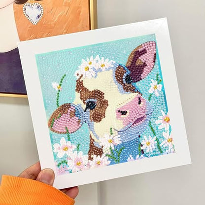 6 Pack Diamond Painting Kits for Kids Teens, Diamond Art for Kids 6X6 Inch - color: 6 Pack-Animals