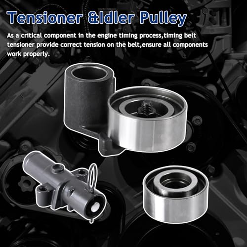 Timing Belt Kit with Water Pump fits 2003-2018 Accord Pilot Ridgeline RDX