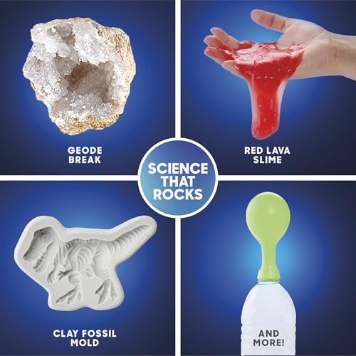 Discovery™ Planet Earth Science Kit – 65 Experiment STEM Lab for Kids| Includes DIY Volcano, Tornado, Fossils, Crystals, & Slime| Geology, Chemistry & Archeology Learning Toy|Educational Gift| Ages 8+