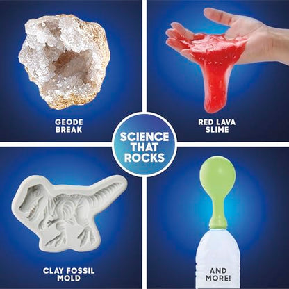Discovery™ Planet Earth Science Kit – 65 Experiment STEM Lab for Kids| Includes DIY Volcano, Tornado, Fossils, Crystals, & Slime| Geology, Chemistry & Archeology Learning Toy|Educational Gift| Ages 8+