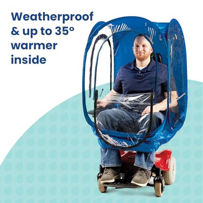 WeatherPod® ChairPod™ 1-Person Wearable Upper Body Pop-Up Pod - color: Royal Blue