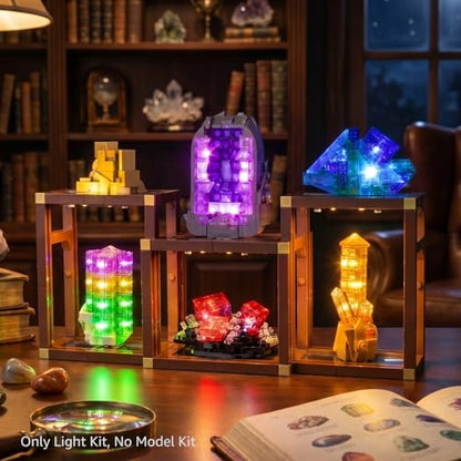 Kyglaring Light Kit for LEGO 21362 Mineral Collection Set, Lights Only - color: 21362 Touch Control