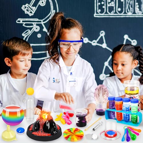 Science Kit for Kids,120 Science Lab Experiments,Scientist Role Play - style: Science kit with 120 experiments