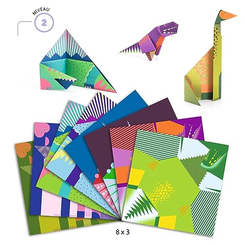 DJECO Dinosaur Origami Paper Craft Kit