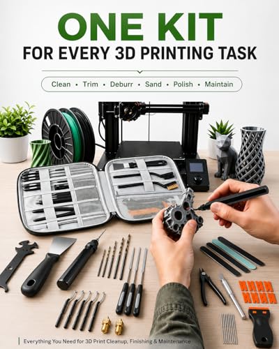 SHOWPIN 64PCS 3D Printer Tool Kit: 3D Printing Tools & Accessories
