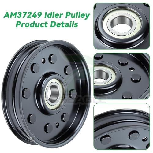 AM37249 Idler Pulley for John Deere 48 Inch X300 STX38 Tractors - size: 1xAM37249