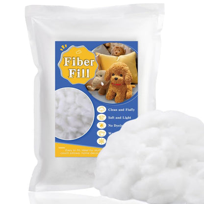UzecPk 80g/2.8oz Polyfill Stuffing, Stuffing for Stuffed Animals - size: 0.2 LB / 2.8 OZ