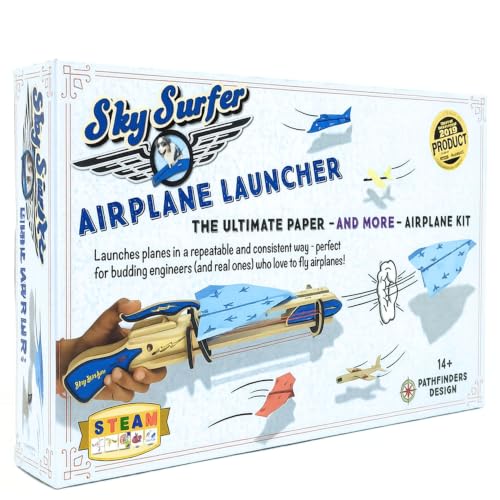 Pathfinders STEM kit- Paper Airplane Launcher | Paper Airplane Kit | Science kit for Kids, Teens and Adults | Stem Toys | Engineering kit - Learning Resource