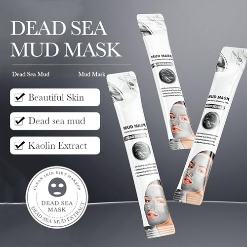 Etuanxi 30Pcs SPA Recovery Mud Mask Clay Mask for Face Vitamin C & Cucumber & Dead Sea Mud Masks for Face Mask Moisturizing Deep Cleansing Mud Mask Skin Care Set