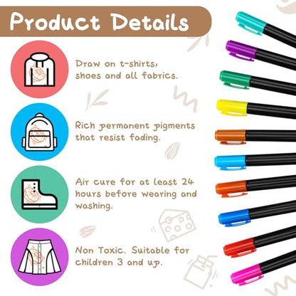 Chuarry 43 Pcs Baby Shower Kit, 8 Onesies 8 Bibs Markers 16 Stencils - style: Kraft Paper