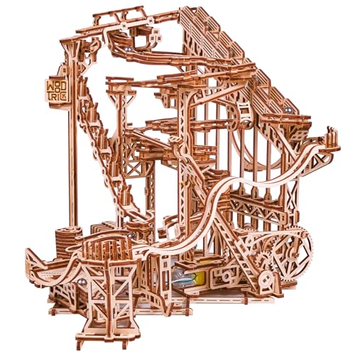 Wood Trick Spiral Wooden Marble Run 3D Wooden Puzzles for Adults to Build