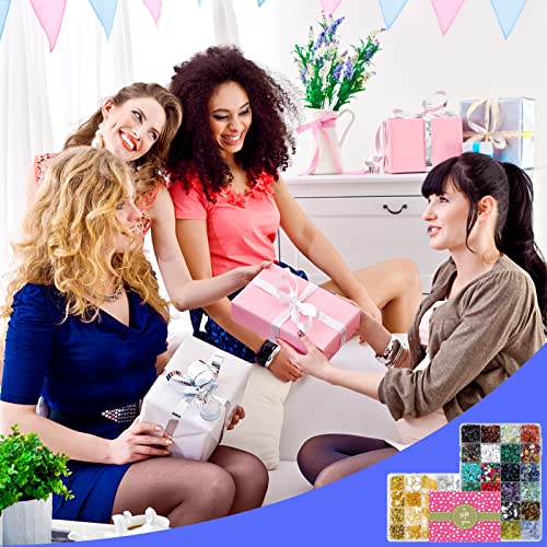 ygorios Jewelry Making Kit for Adults - 1760 PC Crystal Beads, 800 PC Jewelry Findings, DIY Bracelet, Earring