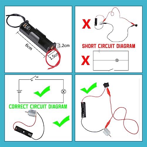 Sntieecr Electric Circuit Motor Kit for Kids 8-12, Electric Motor Kit - style: Electric Motor Kit (Boxed)