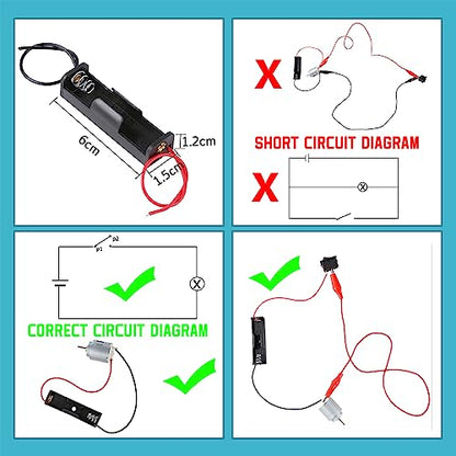 Sntieecr Electric Circuit Motor Kit for Kids 8-12, Electric Motor Kit - style: Electric Motor Kit (Boxed)