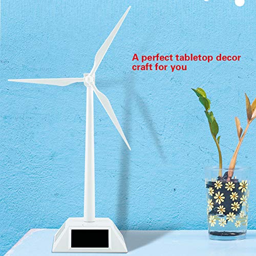 Solar Wind Toy Solar Powered Wind Mill ABS Plastic Mini Wind Turbines Home Decor Toy
