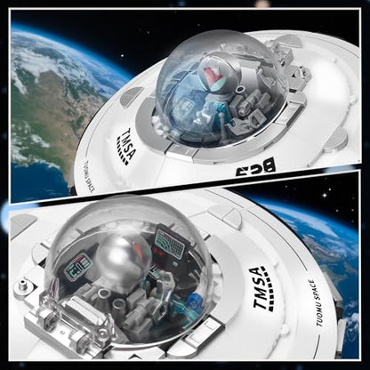 BNG UFO Space Building Block, UFO Toy Building Set - style: UFO Set