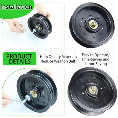 532196106 Idler Pulley with 532196104 Idler Pulley for Z254 Z254F - color: A10 1x532196106+1x532196104