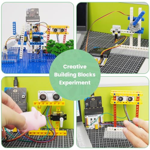 Micro:bit Smart Farm Learning Kit,16 Progressive STEM Projects for School Student | MakeCode & Python Programming | Actuators for IoT Agriculture Education (Without Micro:bit Board)