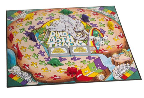 Learning Resources Dino Math Tracks Game