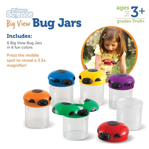Learning Resources Primary Science Big View Bug Jars