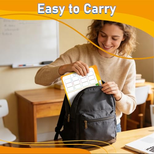24Pcs Place Value Chart Dry Erase Flash Cards Double Sided Addition Subtraction Cardboard Math Whiteboard Math Manipulatives Teacher Portable Tool 12" x 9" - style: Place Value Chart