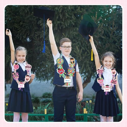 Candy Leis for Graduation 2026 - Pink Graduation Leis 2026 Candy Lei Tubing - color: Candy Leis - Pink