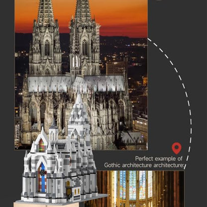 GOTIMON Micro Mini Cologne Cathedral Building Block Toy Set, Famous Architecture Building Blocks, 3598 PCS, Gifts for Kids and Adults