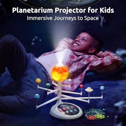 Science Can Solar System for Kids, Interactive Talking Solar System Model - color: White