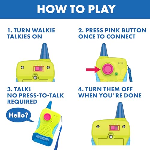 Educational Insights GeoSafari My First Walkie Talkies 2-Pack
