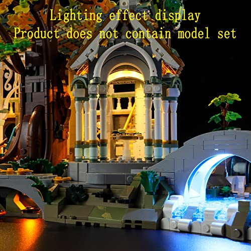 GEAMENT LED Light Kit Compatible with Lego The Lord of The Rings: Rivendell - for Lord of The Rings 10316 Model Set (Model Set Not Included)