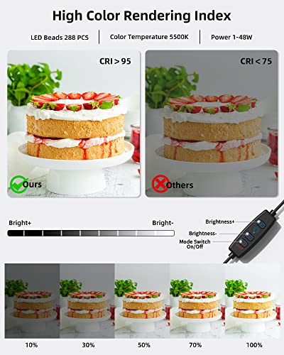 Glendan 24"x24" Light Box Photography, Large Photo Light Box - size: 24*24 inch