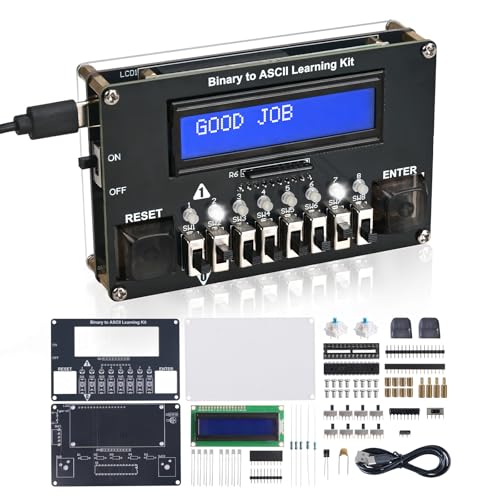 PEMENOL DIY Binary ASCII Code Transmitter Soldering Practice Kit