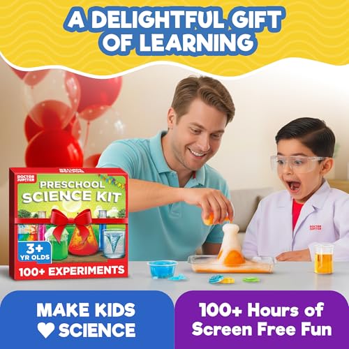 Doctor Jupiter Preschool Science Kit for Kids Ages 3-5, Birthday Gift - style: Preschool Science Kit: 3+