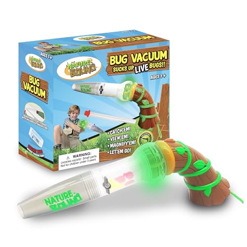 Nature Bound Bug Catcher Toy, Eco-Friendly Bug Vacuum, Catch and Release Indoor/Outdoor Play, Ages 3 to 12, Complete Kit for Kids (Upgraded Style) - style: Upgraded