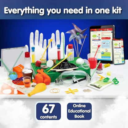 Science4you Super Science Kit for Kids 6-8 - Discover 150 Science Experiments, Chemistry Set, Science Gifts for Kids 8-12