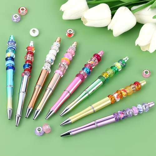 240 Pcs Large Hole Beads for Bracelets, Spacer Bead for Jewelry Making - color: 1.8 Colors