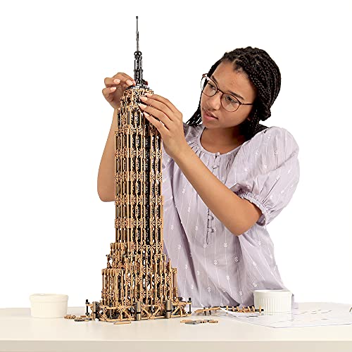 K’NEX Architecture - Empire State Building – New Building Set for Adults & Kids 9+ - 2122 Pieces – Over 2 Feet High – Amazon Exclusive - style: Empire State Building