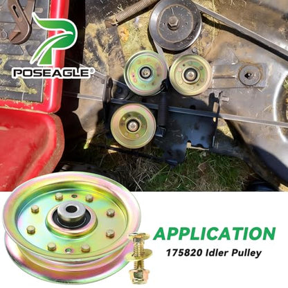175820 Idler Pulley for Husqvarna 48 Inch Z4822 Z4824 Ride Mowers - size: 1x175820