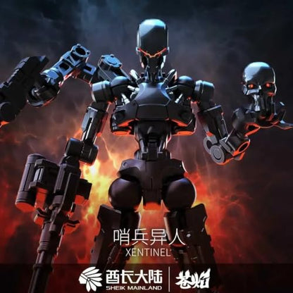 ARDENTIS & Sheik Mainland 1/18 Model Kit Xentiner Metallic Black 2PCS/3.7'' - color: Xentiner Metallic Black