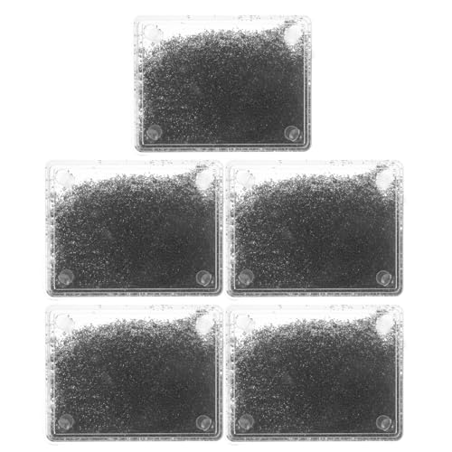 Totority 5pcs Iron Filings Magnetic Powder Comprehensive Magnetism Study Tools for Science Classrooms Physics Experiments Magnetic Field Demonstrations
