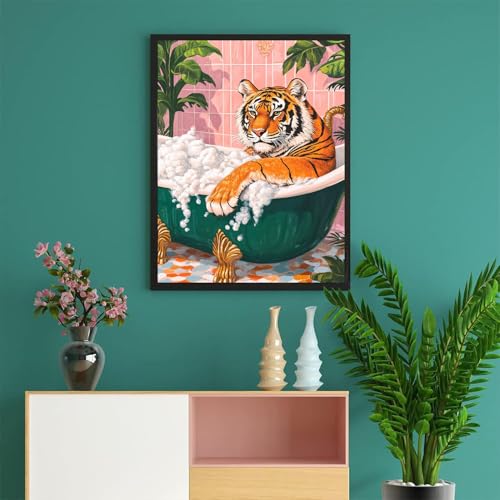 Tiger Diamond Painting Kits for Adults Tiger Diamond Art Kits for Adults - color: G9463