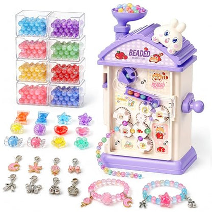STACTCUTE Bracelet Maker Machine for Girls 6-12(Purple) - color: Purple