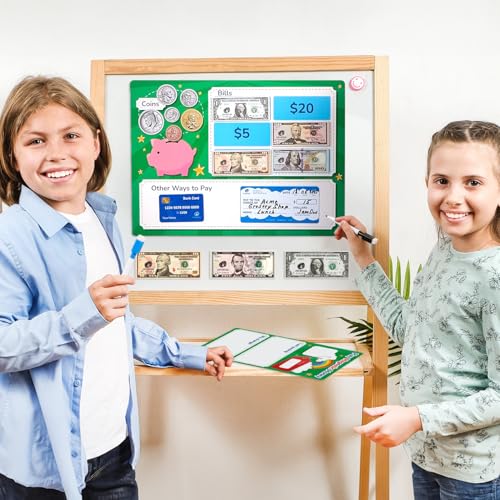 Simply magic 70 PCS Magnetic Money for Classroom - Play Money for Teaching