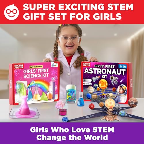 Doctor Jupiter My First STEM Gift Set for Girls Ages 5+, Birthday Gift - style: My First STEM Gift Set for Girls: 5+