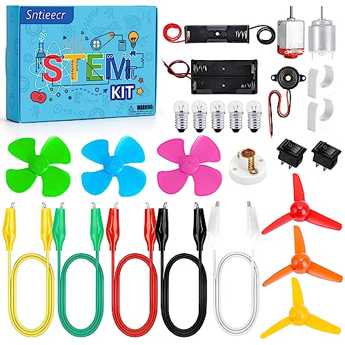 Sntieecr Electric Circuit Motor Kit for Kids 8-12, Electric Motor Kit - style: Electric Motor Kit (Boxed)