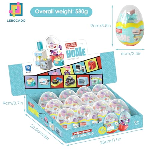 Building Toys for Girls Gift, Mini Building Blocks Appliances for Kids, STEM Building Blocks Party Favors Prizes for Birthday Christmas Easter - 12 Pack - style: Appliances