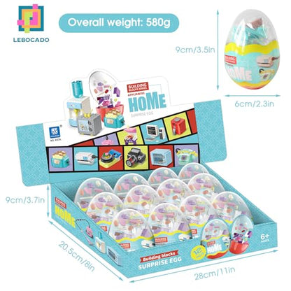 Building Toys for Girls Gift, Mini Building Blocks Appliances for Kids, STEM Building Blocks Party Favors Prizes for Birthday Christmas Easter - 12 Pack - style: Appliances