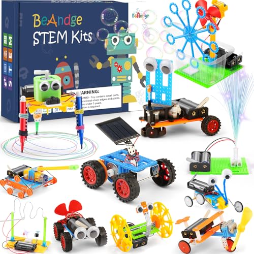 11 Set STEM Toy for Age 8-13 10-12, Robot Building Science Kit for Boy Gift