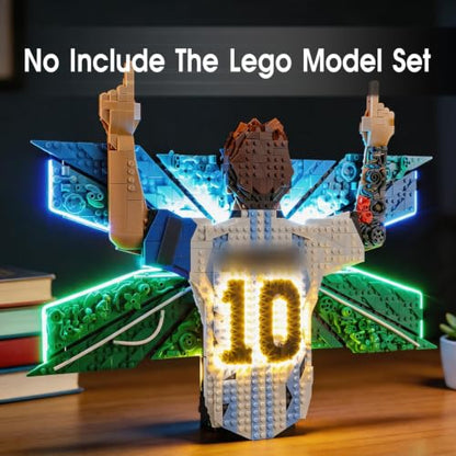 LED Light Set Compatible with Lego Lionel Messi – Celebration 43018 Set, Light Kit for Lego 43018 Building Blocks Model, Not Included The Model Set - color: 43018 Lionel Messi – Celebration Set